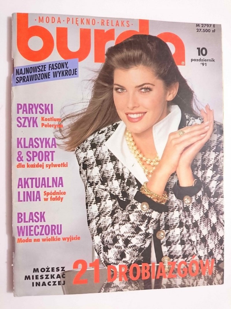 BURDA MODA PIĘKNO RELAKS 10/1991