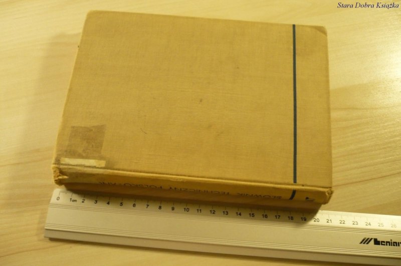 SŁOWNIK TECHNICZNY POLSKO-ANGIELSKI - Czerni 1962