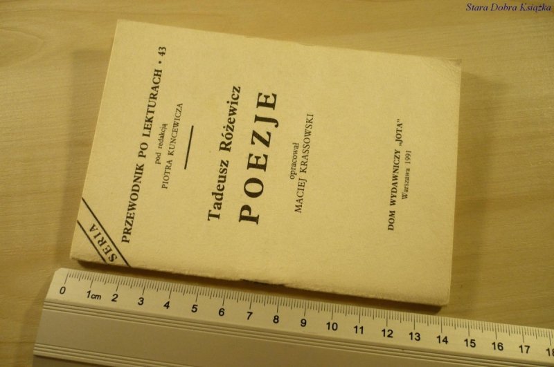 PRZEWODNIK PO LEKTURACH. POEZJE - RÓŻEWICZ (1991)