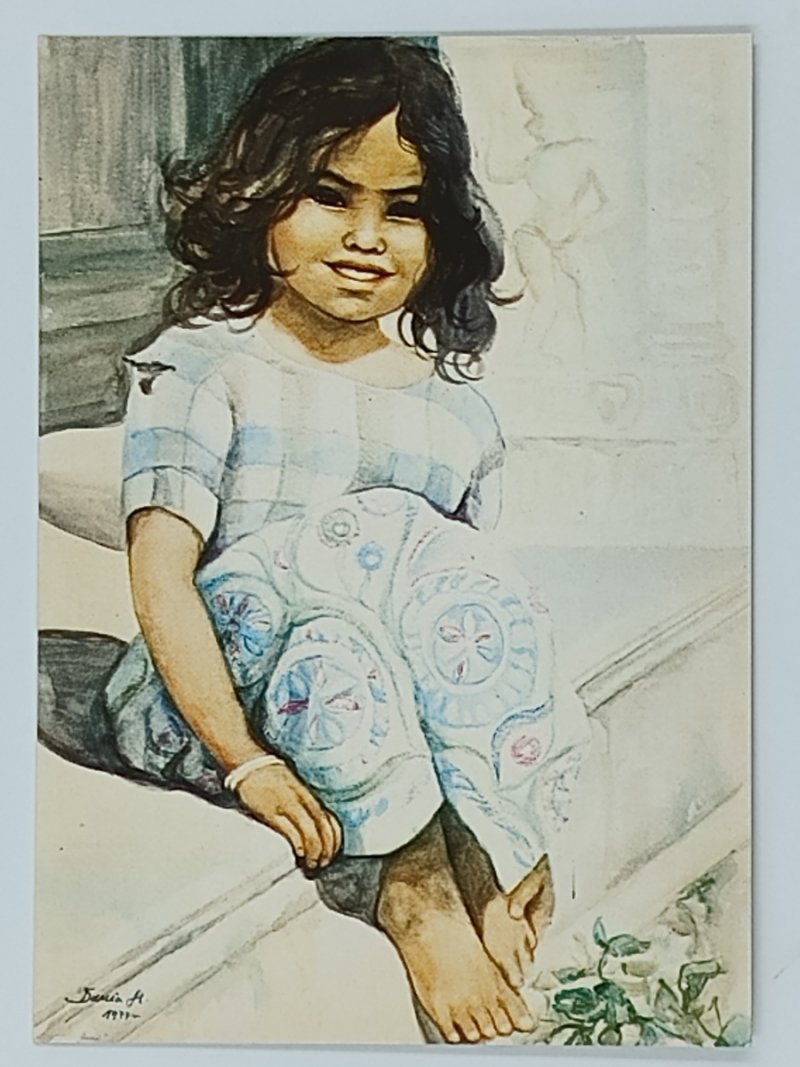 D. MUSZYŃSKA-ZAMORSKA DZIEWCZYNKA NA SCHODKU