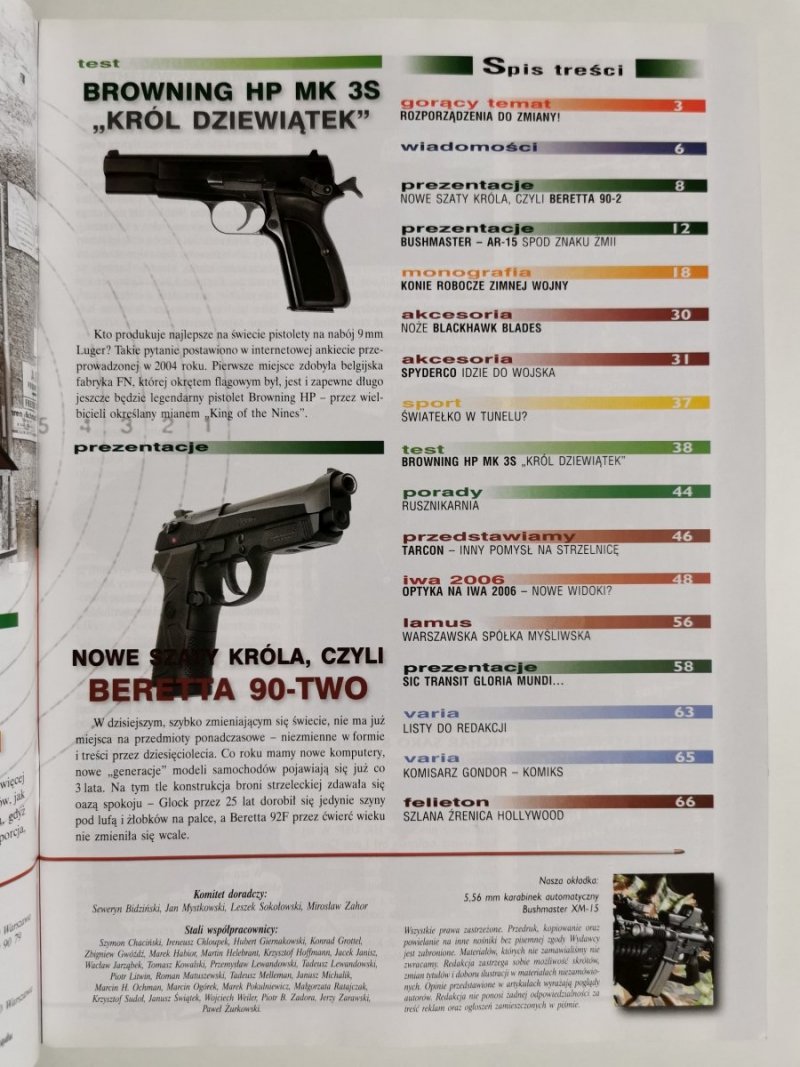 STRZAŁ MAGAZYN O BRONI NR 5 (37) MAJ 2006