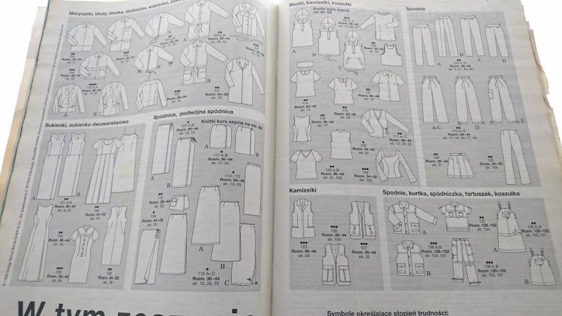 BURDA NR 5/99 W RYTMIE LATA. MODA Z ODROBINĄ