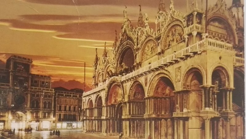 VENEZIA. BASILICA DI S. MARCO AL TRAMONTO