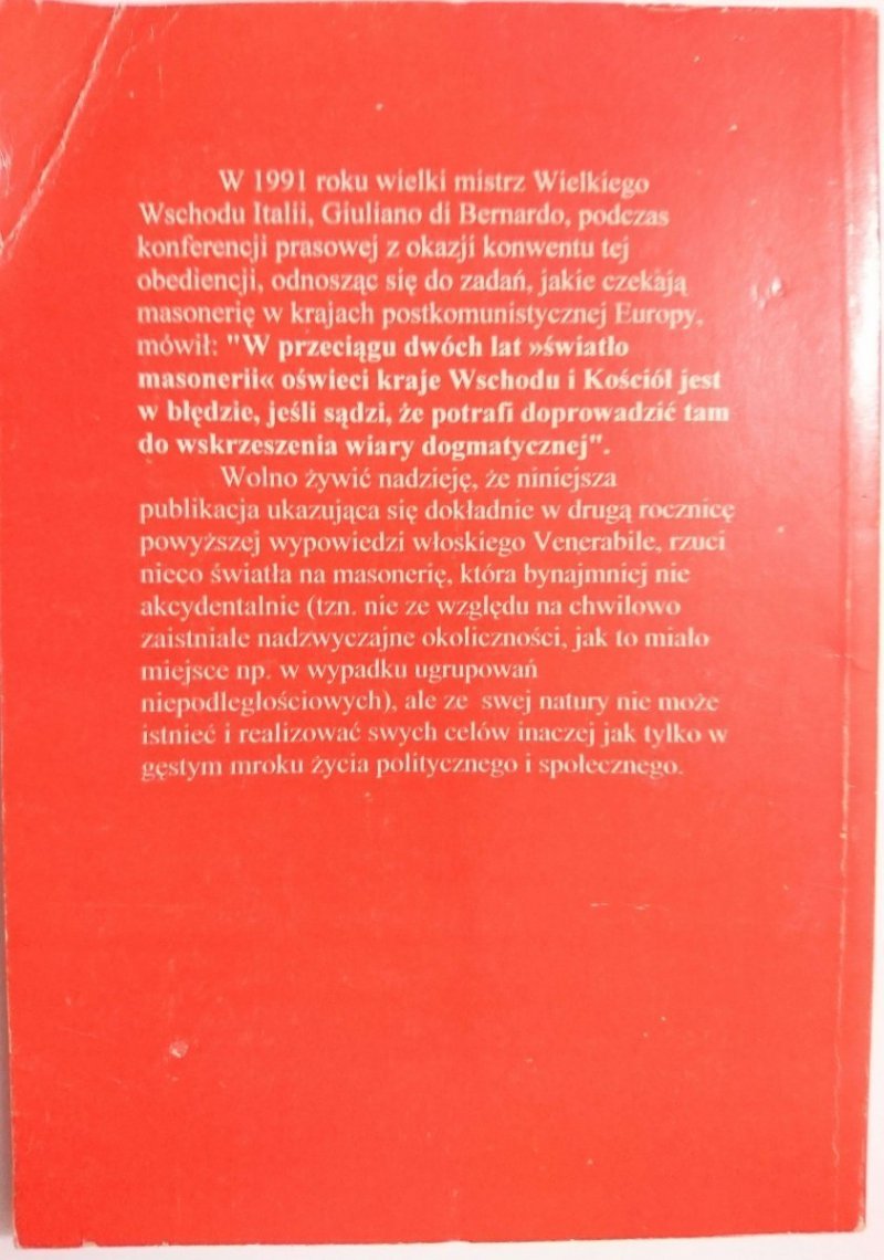 MASONERIA – INTRYGUJĄCA TAJEMNICZOŚĆ - Arnaud de Lassus 