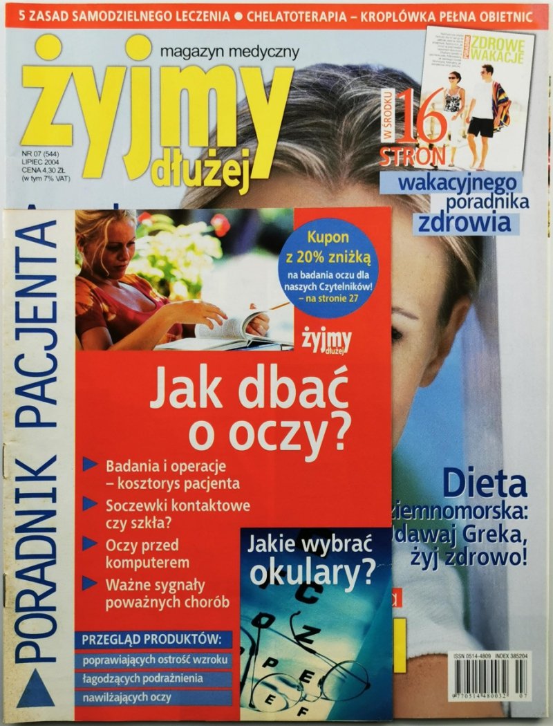 MAGAZYN MEDYCZNY ŻYJMY DŁUŻEJ 07/2004  