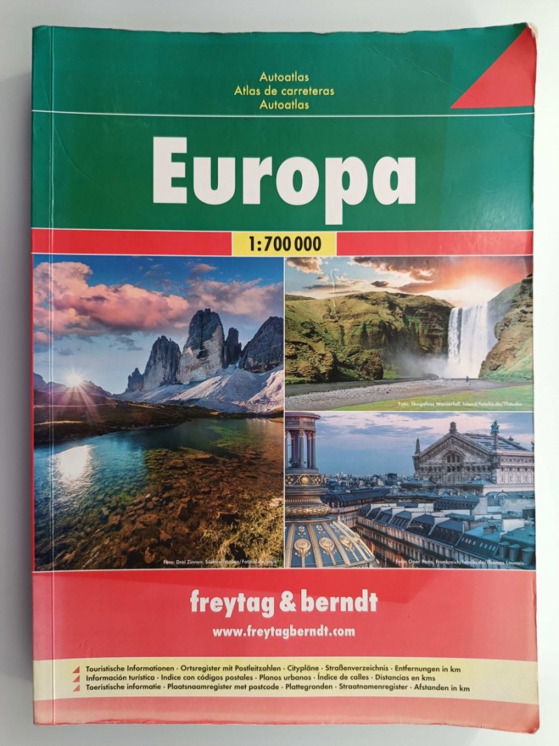 EUROPA. AUTOATLAS. 1:700000