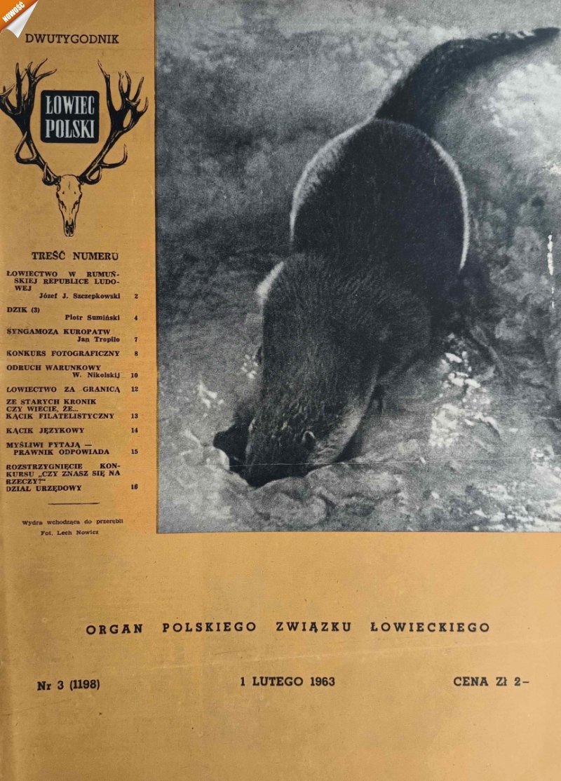 ŁOWIEC POLSKI NR 3/1963