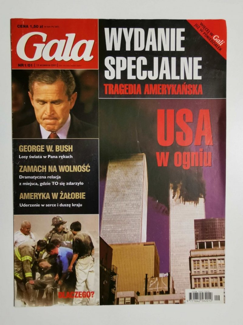 GALA NR 1/01 13 WRZEŚNIA 2001 