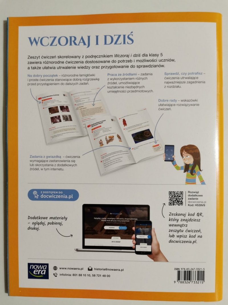 WCZORAJ I DZIŚ ZESZYT ĆWICZEŃ DO HISTORII KLASA 5 2018