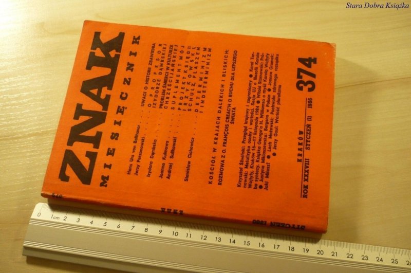 ZNAK. MIESIĘCZNIK 374 STYCZEŃ (1) 1986