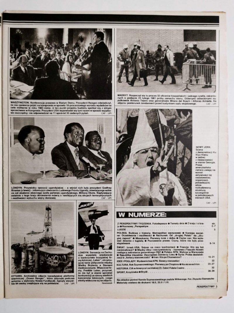 PERSPEKTYWY NUMER 3 (644) 5 MARCA 1982