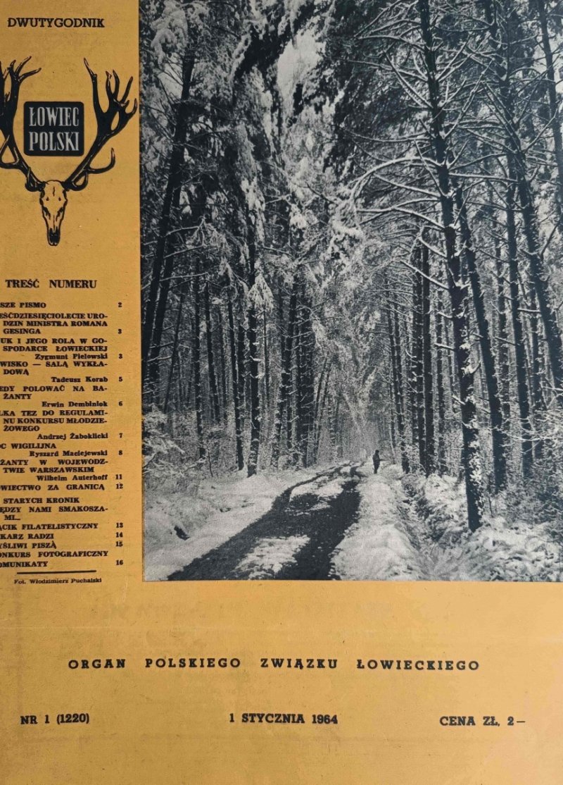 ŁOWIEC POLSKI NR 1/1964