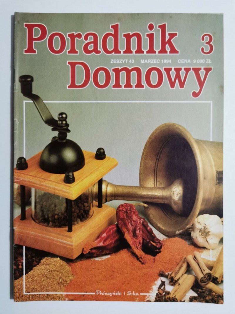 PORADNIK DOMOWY 3 ZESZYT 43 MARZEC 1994