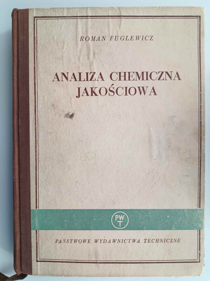 ANALIZA CHEMICZNA JAKOŚCIOWA - Roman Fuglewicz