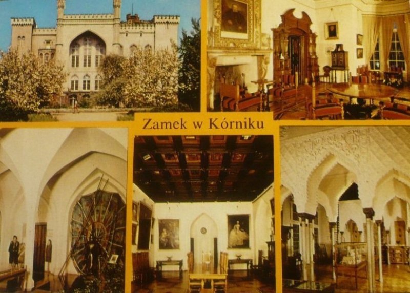 ZAMEK W KÓRNIKU. ZAMEK Z XV-XVI w. FOT. JABŁOŃSKI