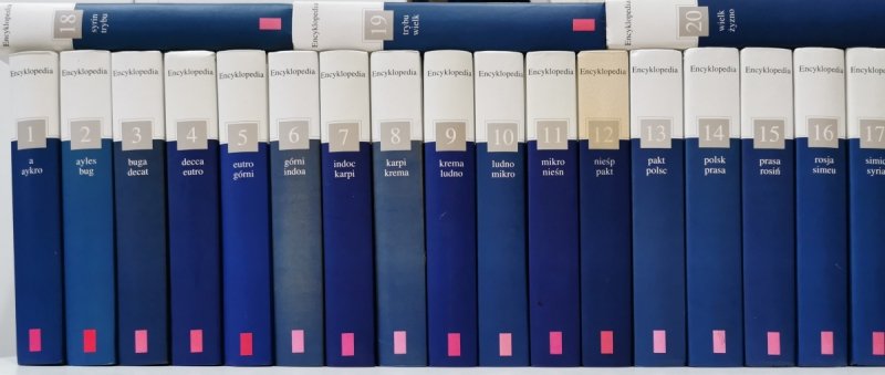 Encyklopedia Gazety Wyborczej tomy: od 1 do 20