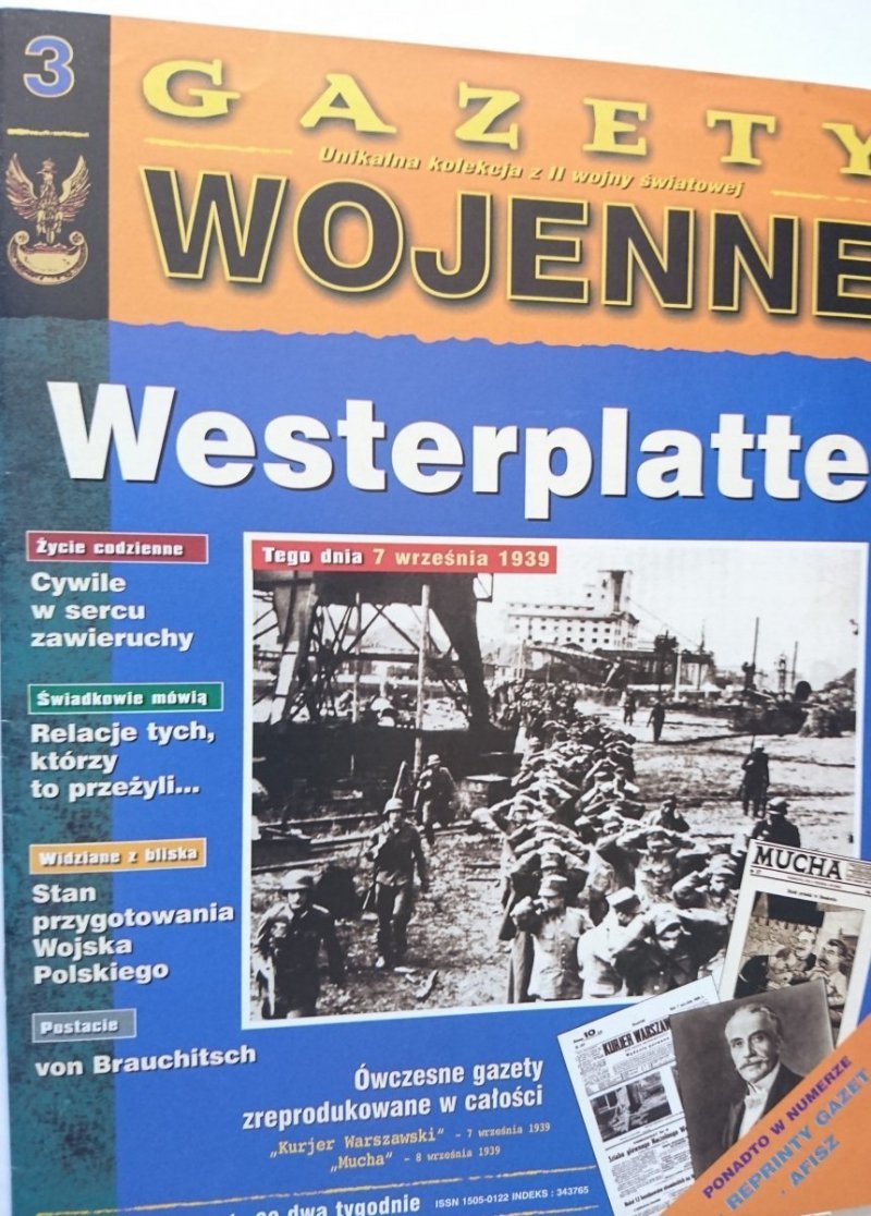 GAZETY WOJENNE 3 WERSTERPLATTE