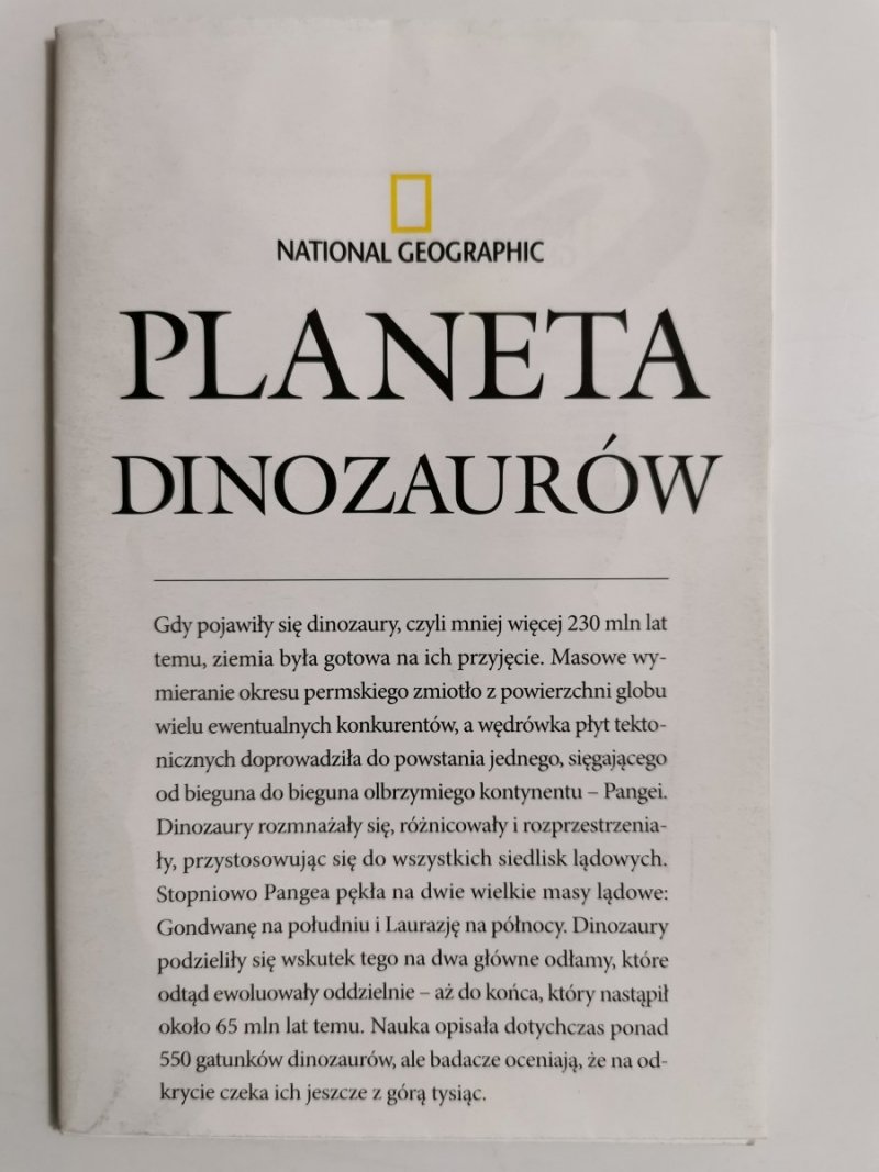 NATIONAL GEOGRAPHIC DODATEK MAJ 2013 PLANETA DINOZAURÓW 