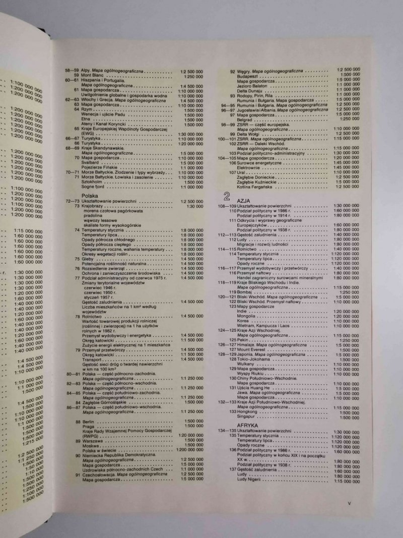 GEOGRAFICZNY ATLAS ŚWIATA CZĘŚĆ 1 1987