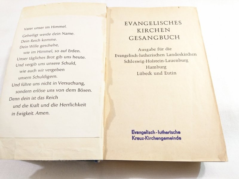 EVANGELISCHES KIRCHEN GESANGBUCH 1968