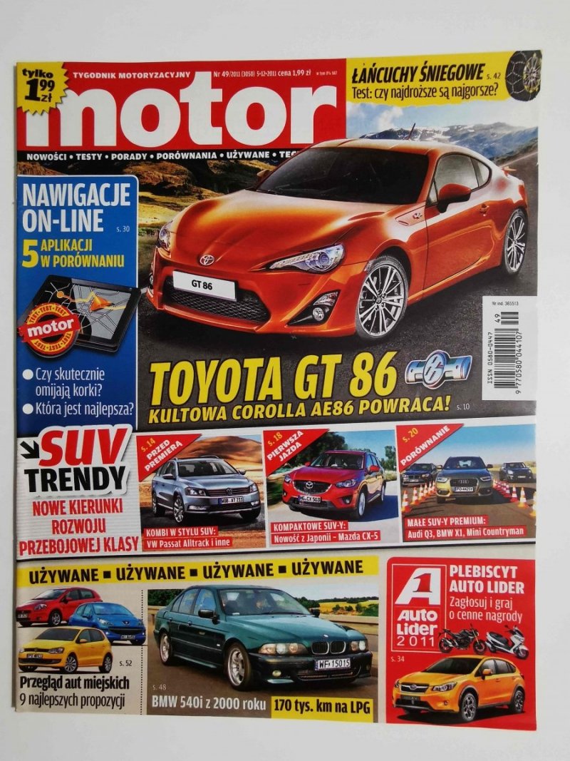 MOTOR NR 49/2011 (3050)