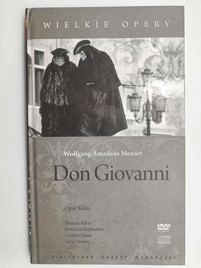 DVD. WIELKIE OPERY. DON GIOVANNI - Wolfgang Amadeus Mozart