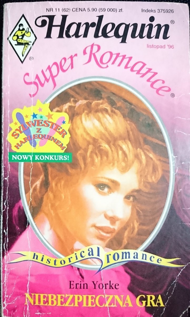 NIEBEZPIECZNA GRA - Erin Yorke 1996