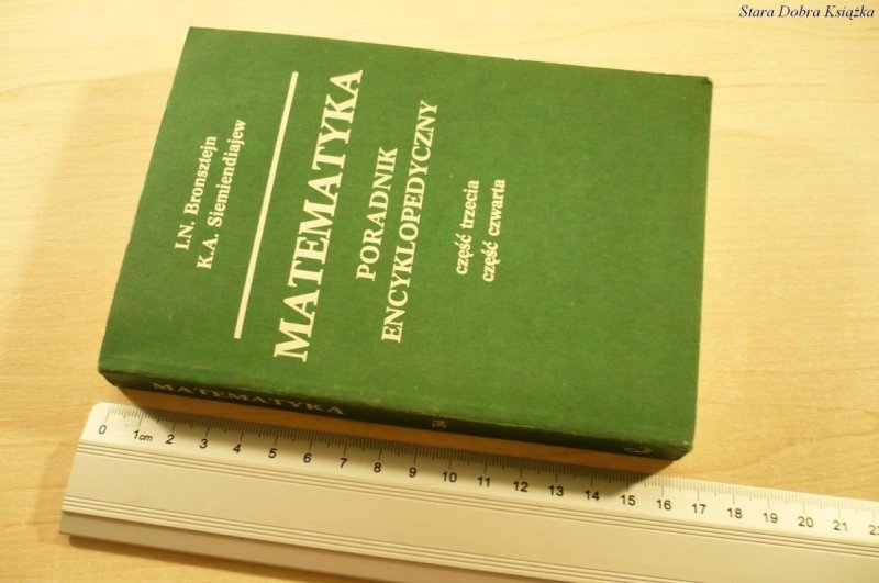 MATEMATYKA. PORADNIK ENCYKLOPEDYCZNY CZĘŚĆ 3 i 4