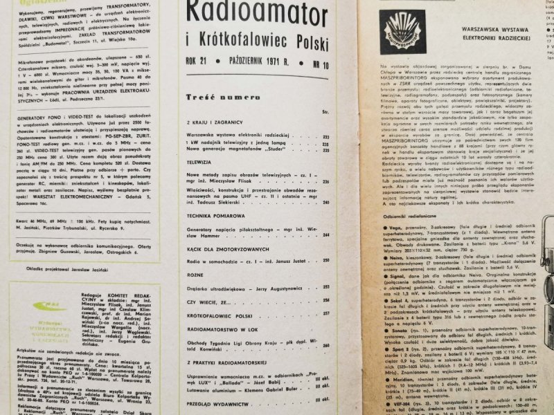 Radioamator i krótkofalowiec 10/1971