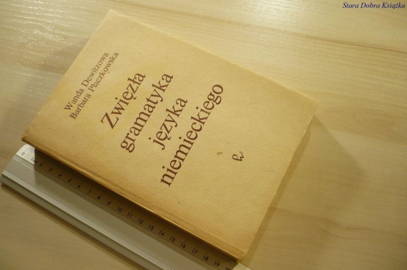 ZWIĘZŁA GRAMATYKA JĘZYKA NIEMIECKIEGO (1986)