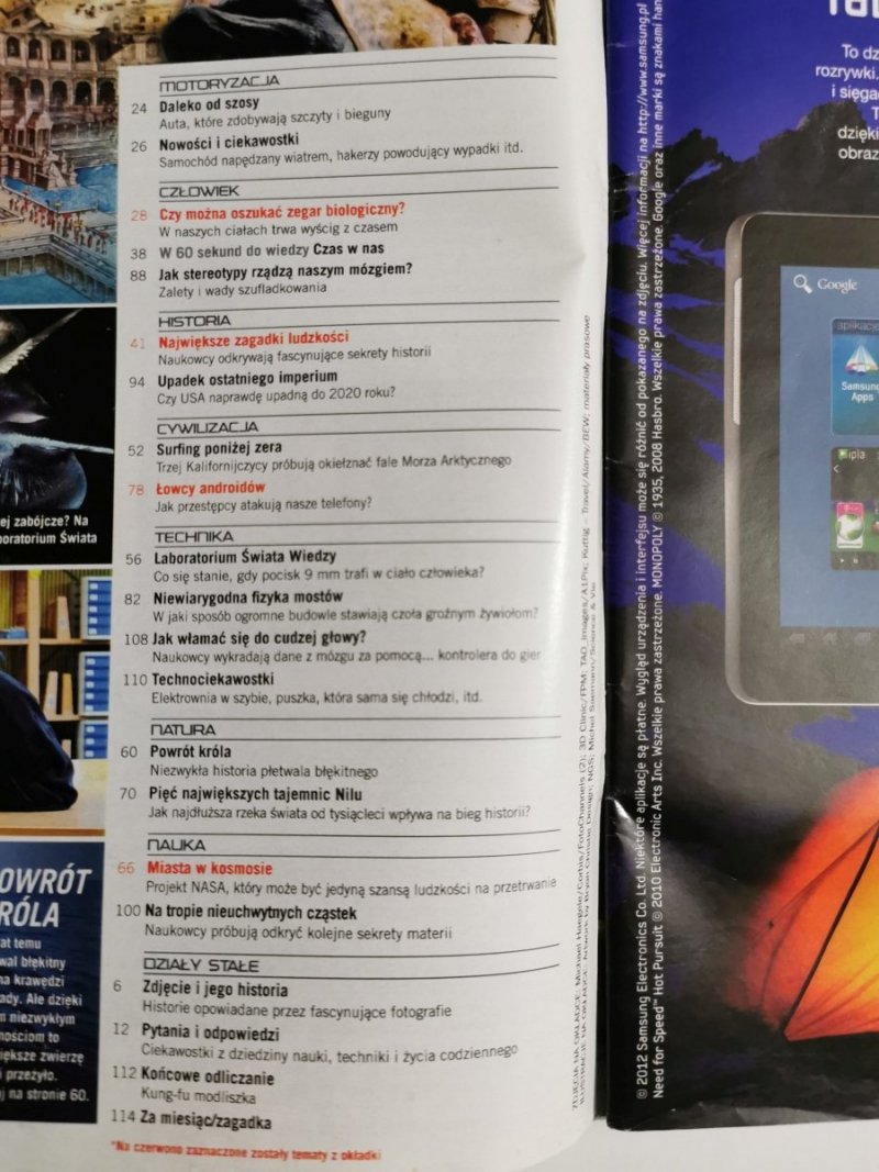 ŚWIAT WIEDZY 10/2012 CZY MOŻNA OSZUKAĆ ZEGAR BIOLOGICZNY? 