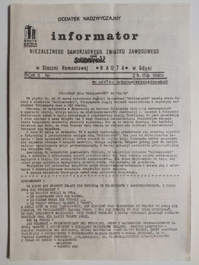 INFORMATOR 23.03.1981