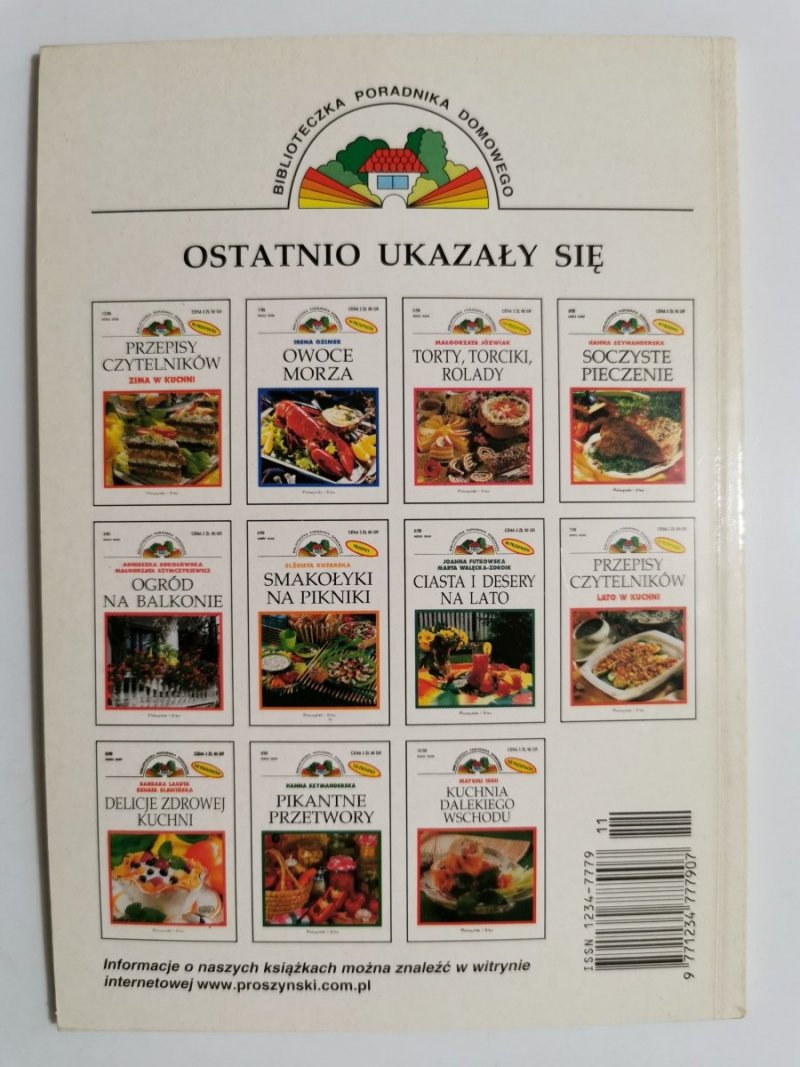 POTRAWY JEDNOGARNKOWE - Aleksandra Chomicz 1999