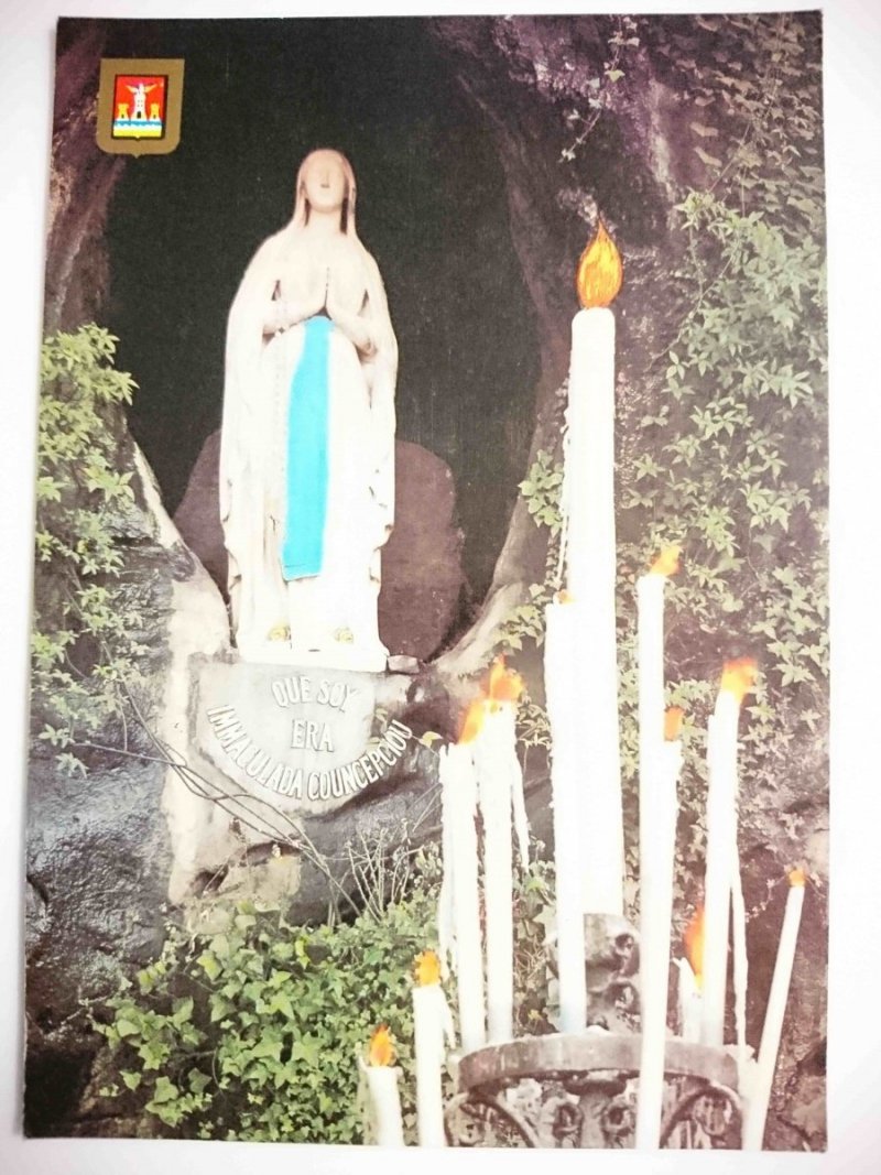 LOURDES. LA VIERGE DE LA GROTTE MIRACULEUSE