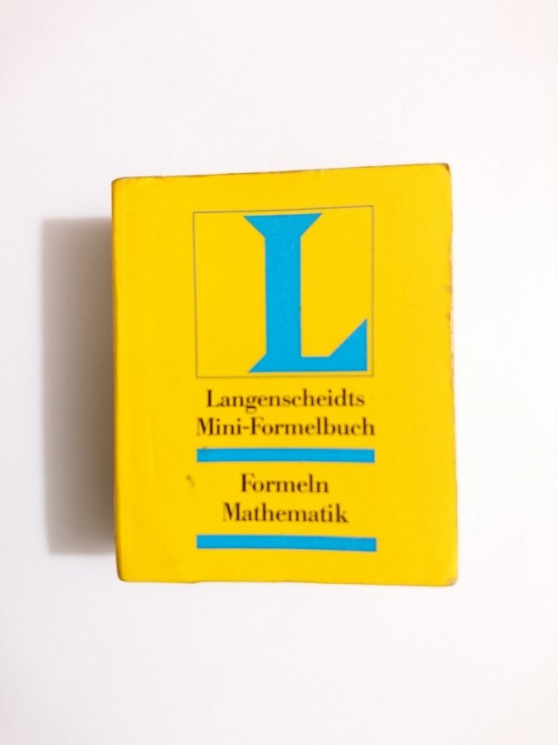 FORMELN MATHEMATIK 1985