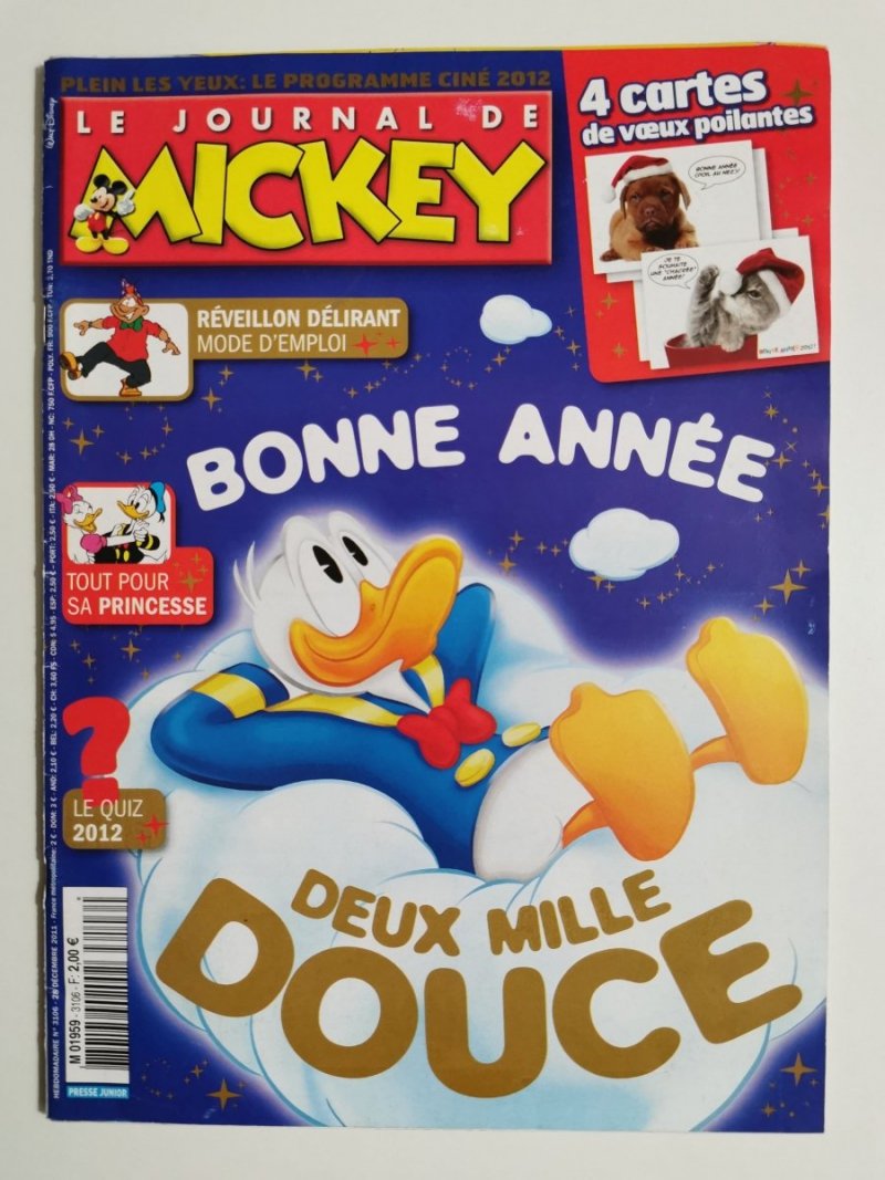 LE JOURNAL DE MICKEY 28 DECEMBRE 2011