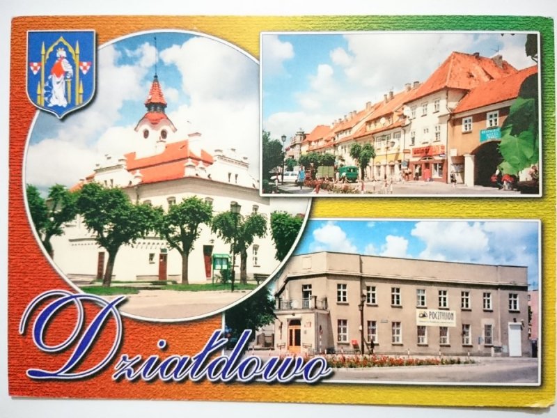 DZIAŁDOWO. RATUSZ RYNEK POCZTA FOT. DROZDOWSKI