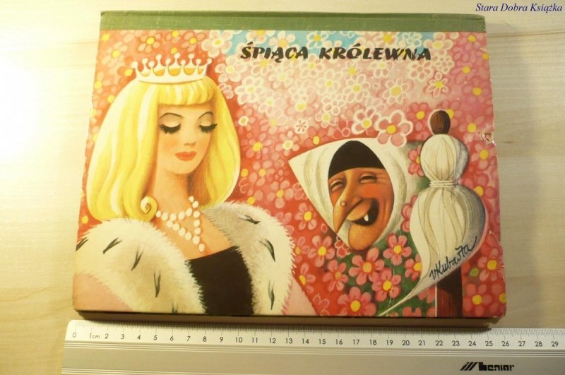 ŚPIĄCA KRÓLEWNA. KSIĄŻKA ROZKŁADANKA 1978