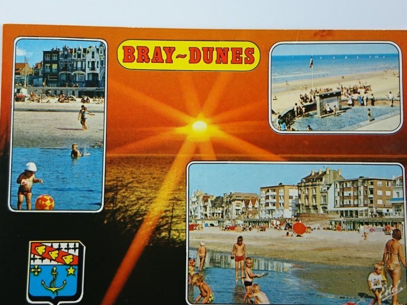 LA COTE D'OPALE. BRAY-DUNES (NORD) LA PLAGE