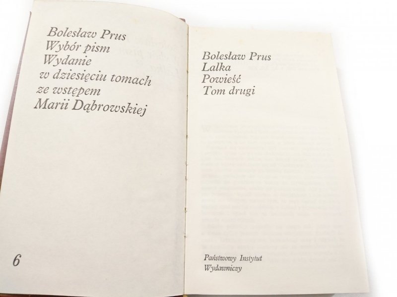 LALKA TOM II - Bolesław Prus 1974