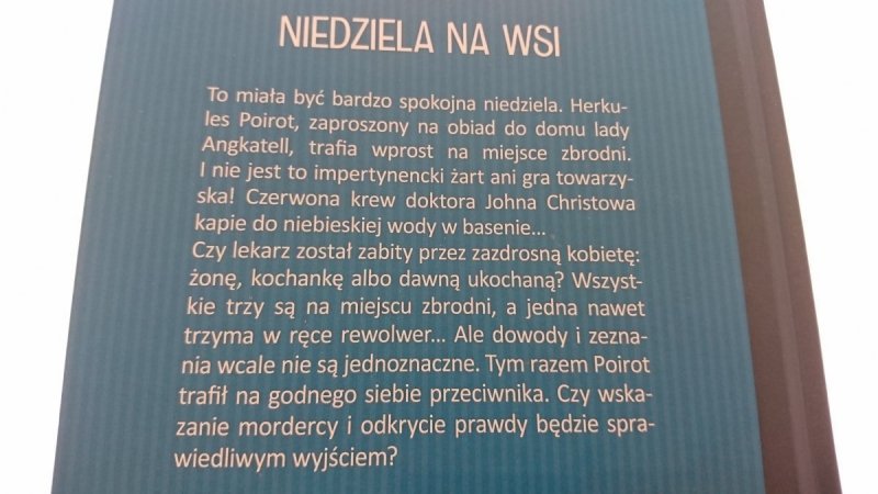 NIEDZIELA NA WSI - Agatha Christie 2015