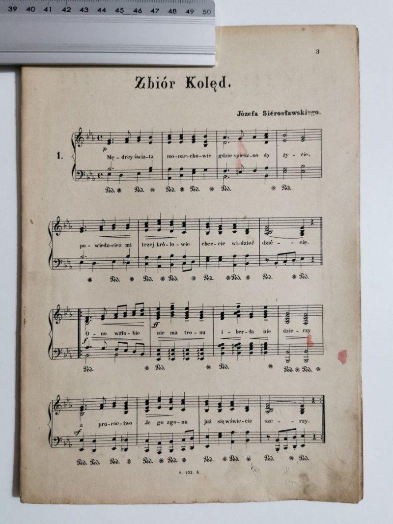 ZBIÓR KOLĘD JÓZEFA SIEROSŁAWSKIEGO 