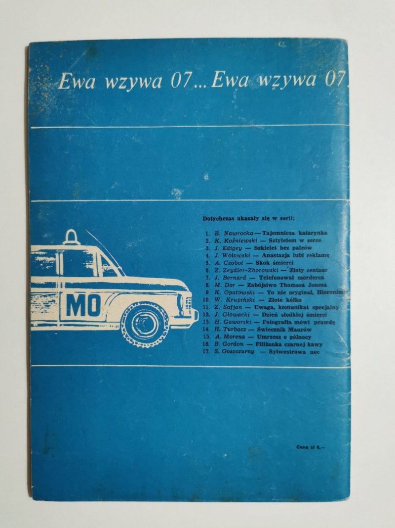EWA WZYWA 07 NR 18 ZACZĘŁO SIĘ W SYBILLI - R. Szczęsnowicz 1970