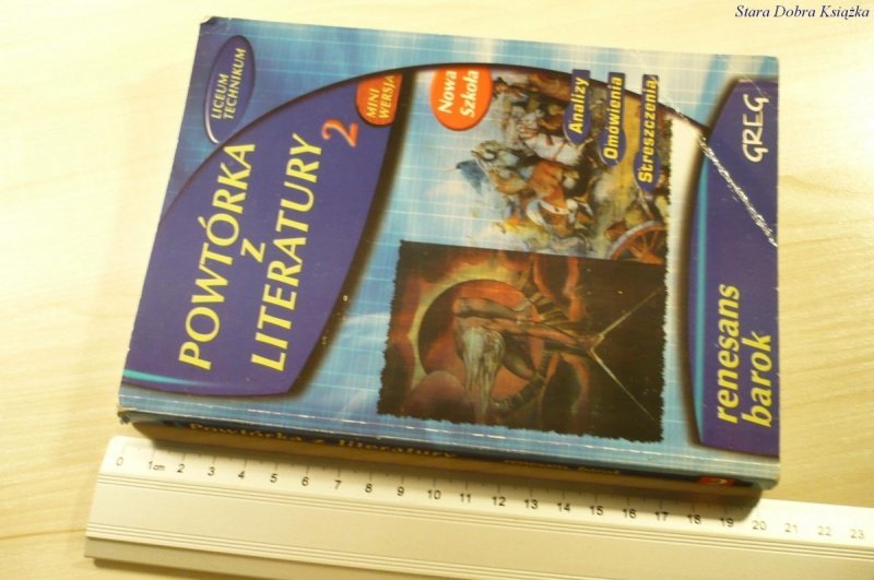 POWTÓRKI Z LITERATURY 2 RENESANS BAROK - Szóstak