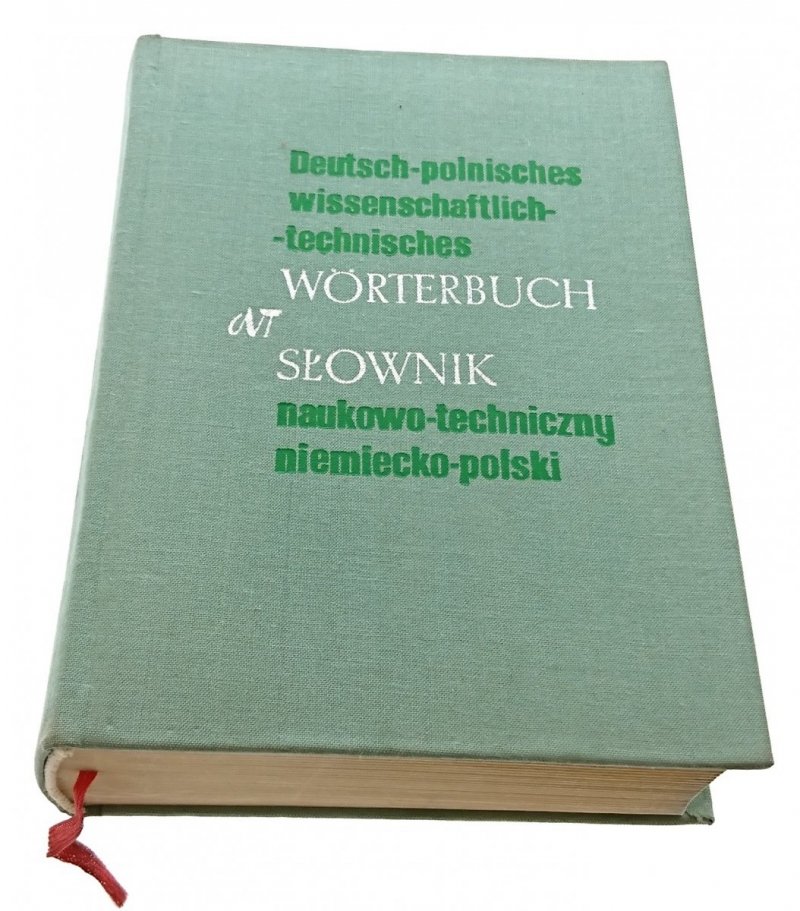 SŁOWNIK NAUKOWO-TECHNICZNY NIEMIECKO-POLSKI 1975
