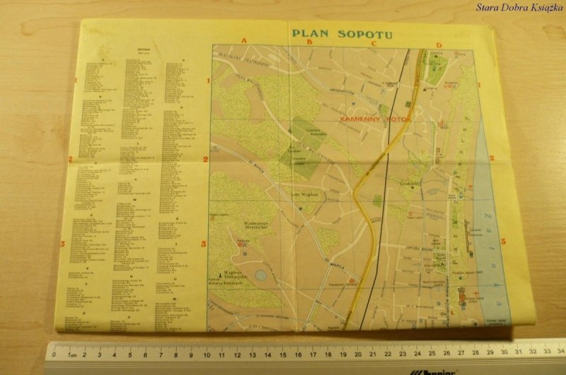 PLAN GDAŃSKA SOPOTU I GDYNI (1977)