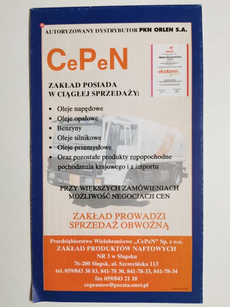 POWIAT SŁUPSKI. MAPA Z OGŁOSZENIAMI 