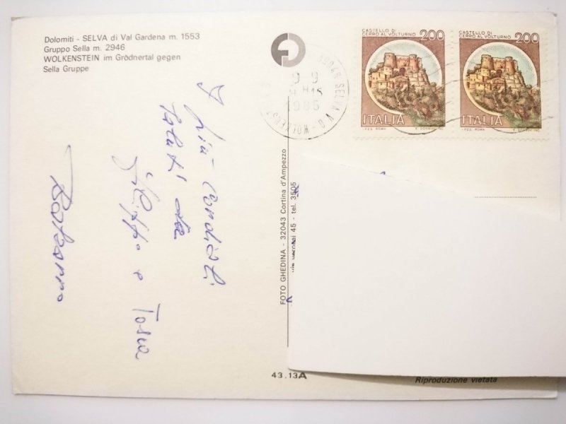 DOLOMITI – SELVA DI VAL GARDENA M. 1553