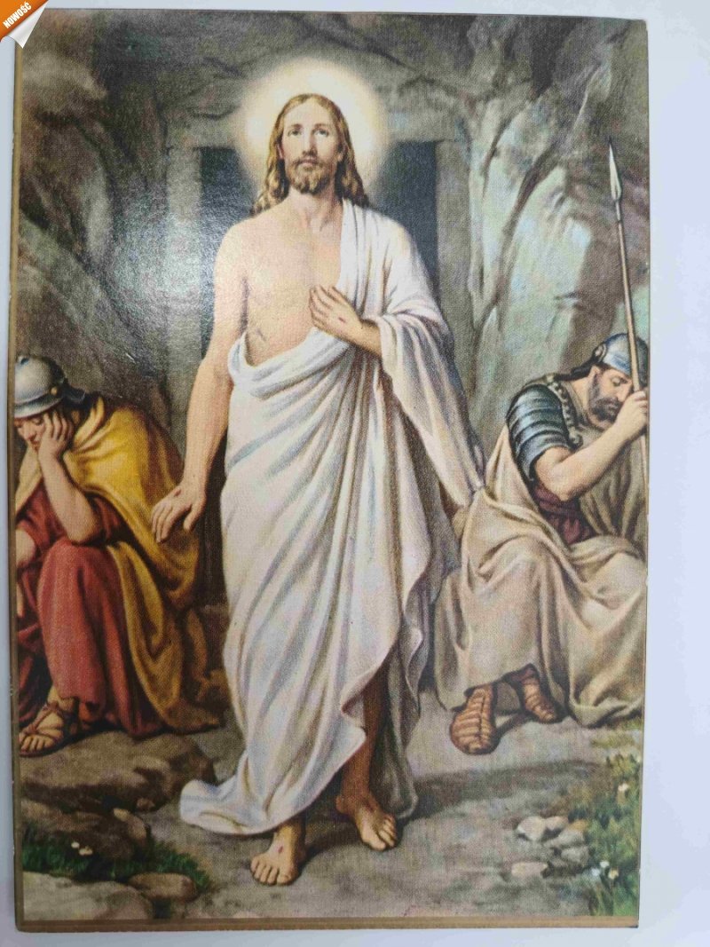 JEZUS WYCHODZI Z GROBU