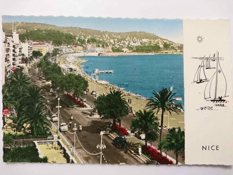 NICE. LA PROMENADE DES ANGLAIS ET LE MONT-BORON